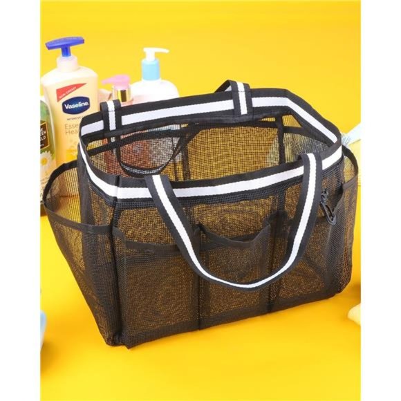 Ocim XL Portable Mesh Shower Caddy Tote Bag for College Dorm, Gym, Beach, Pool, - Picture 1 of 7
